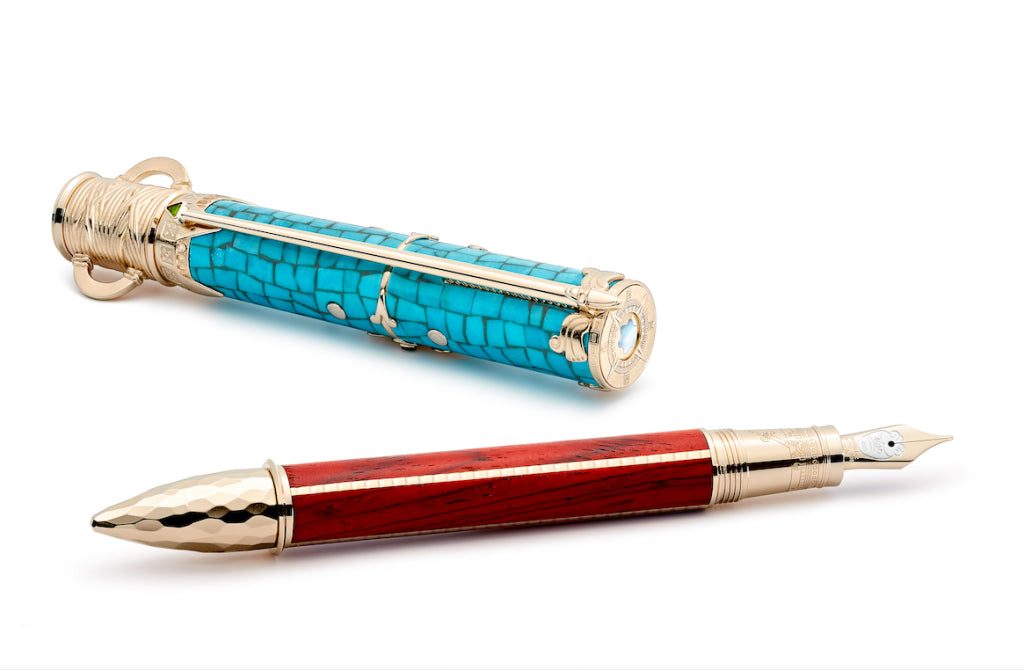 Pluma fuente mont sales blanc